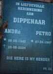 DIPPENAAR Andre 1945-2004 & Petro 1947-