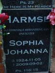 HARMSE Sophia Johanna 1924-2009