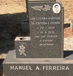 FERREIRA Manuel A. 1932-1975