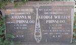 PRINSLOO George William 1911-1974 & Johanna M. VAN WYK 1910-1979