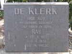 KLERK Ras, de 1901-1970
