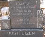 OOSTHUIZEN Ockert J 1908-1970 Anna M. M. 1915-1986