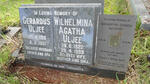 ULJEE Gerardus 1919-1992 & Wilhelmina Agatha 1922-1999 :: WELSFORD Margaretha Gerarda 1946-2004