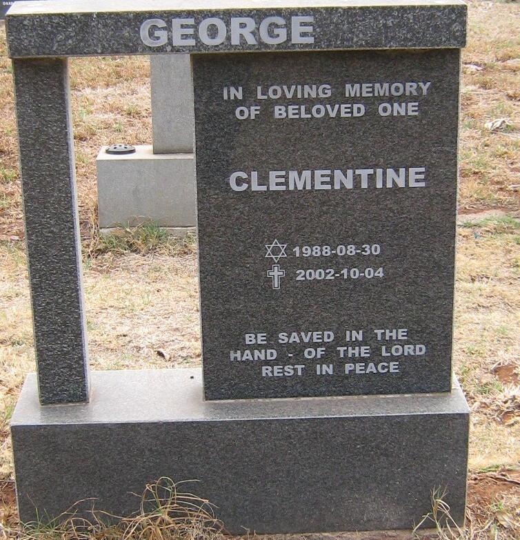 GEORGE Clementine 1988-2002