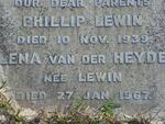 LEWIN Phillip -1939 & Lena VAN DER HEYDE -1967