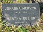 MERVYN Johanna -1975 :: RUSHIN Martha -1979