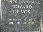 VOS Solomon Edward, de 1951-2007