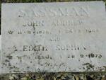SASSMAN John Andrew 1878-1944 & Edith Sophia 1890-1973
