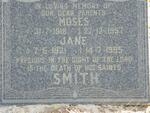 SMITH Moses 1918-1957 & Jane 1921-1995