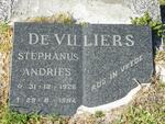 VILLIERS Stephanus Andries, de 1926-1984