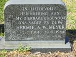 MEYER Hermie A.W. 1914-1984