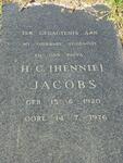 JACOBS H.C. 1920-1976