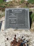 BARLOW Matilda 1942-2001