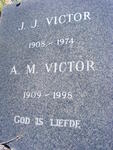 VICTOR J.J. 1908-1974 & A.M. 1909-1998