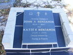BENJAMIN John A. 1918-1981 & Katie K. 1920-1996