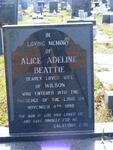 BEATTIE Alice Adeline -1989