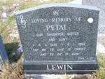 LEWIN Petal 1949-1994