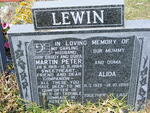 LEWIN Martin Peter 1918-1994 & Alida 1926-1998