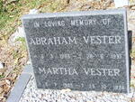 VESTER Abraham 1905-1991 & Martha 1905-1994