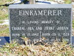 EINKAMERER Franz Johan 1926-1996 & Chantal Ida 1942-1998
