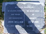 DAVIS John William 1929-1997 & Lily Johanna 1929-2005