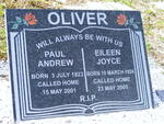 OLIVER Paul Andrew 1923-2001 & Eileen Joyce 1924-2005