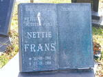 FRANS Nettie 1941-1998