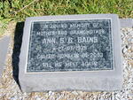 BAINS Ann S.G. 1939-2003