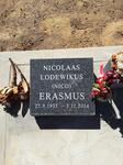 ERASMUS Nicolaas Lodewikus 1935-2014