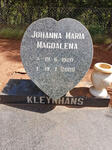 KLEYNHANS Johanna Maria Magdalena 1920-2000