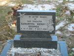 GEORGE Samantha Wendy 1981-1981