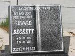 BECKETT Edward 1957-2003