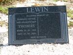 LEWIN Thomas 1944-2005