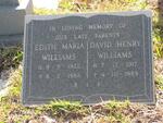 WILLIAMS David Henry 1917-1989 & Edith Maria 1922-1988