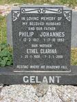GELANT Philip Johannes 1917-1992 & Ethel Clarina 1920-2008