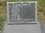 AFRICA Mervyn John 1954-1992