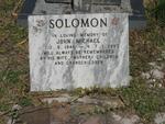 SOLOMON John Michael 1948-1993