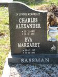 SASSMAN Charles Alexander 1921-1997 & Eva Margaret 1927-1998