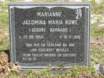 ROWE Marianne Jacomina Maria nee BARNARD 1950-1996