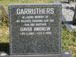 CARRUTHERS David Andrew 1963-1999