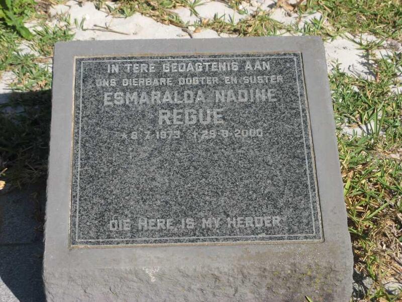 REGUE Esmaralda Nadine 1973-2000