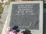 JEPTHA Bettie 1932-2001