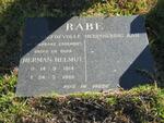 RABE Herman Helmut 1914-1981
