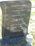 RYKLIEF Lynette 1952-1978