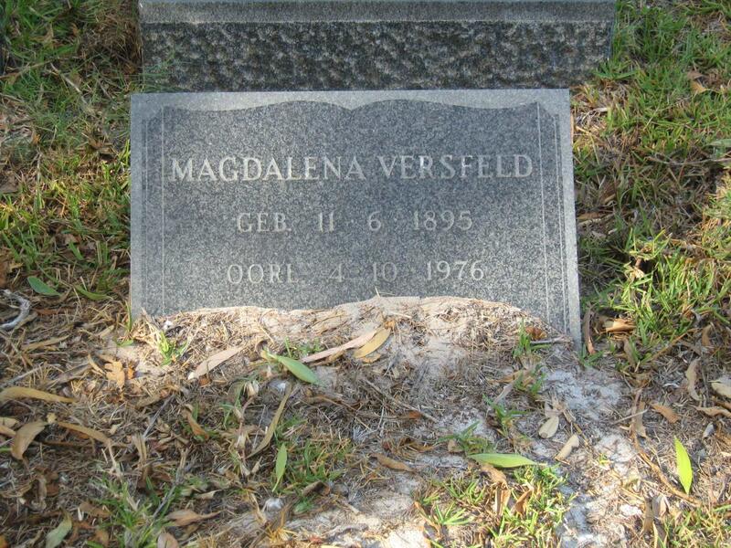 VERSFELD Magdalena 1895-1976