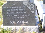 ROSSOUW Rachel Christina 1886-1971