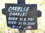 CARELSE Charles 1931-2000