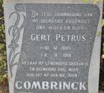 COMBRINCK Gert Petrus 1895-1981 & Helena Wilhelmina 1903-1995 :: COMBRINCK Gert Petrus 1956-1989 