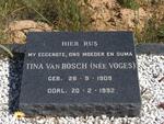 BOSCH Tina nee VOGES, van 1909-1992