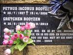 BOOYZEN Petrus Jacobus 1937-2006 & Gretchen 1939-2013